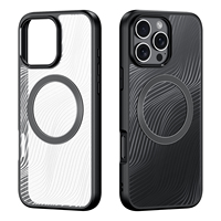 DUX DUCIS Case for iPhone 16 Pro Max iPhone 16 Plus iPhone SE 2025 Back Cover with MagSafe with Flowing Lines