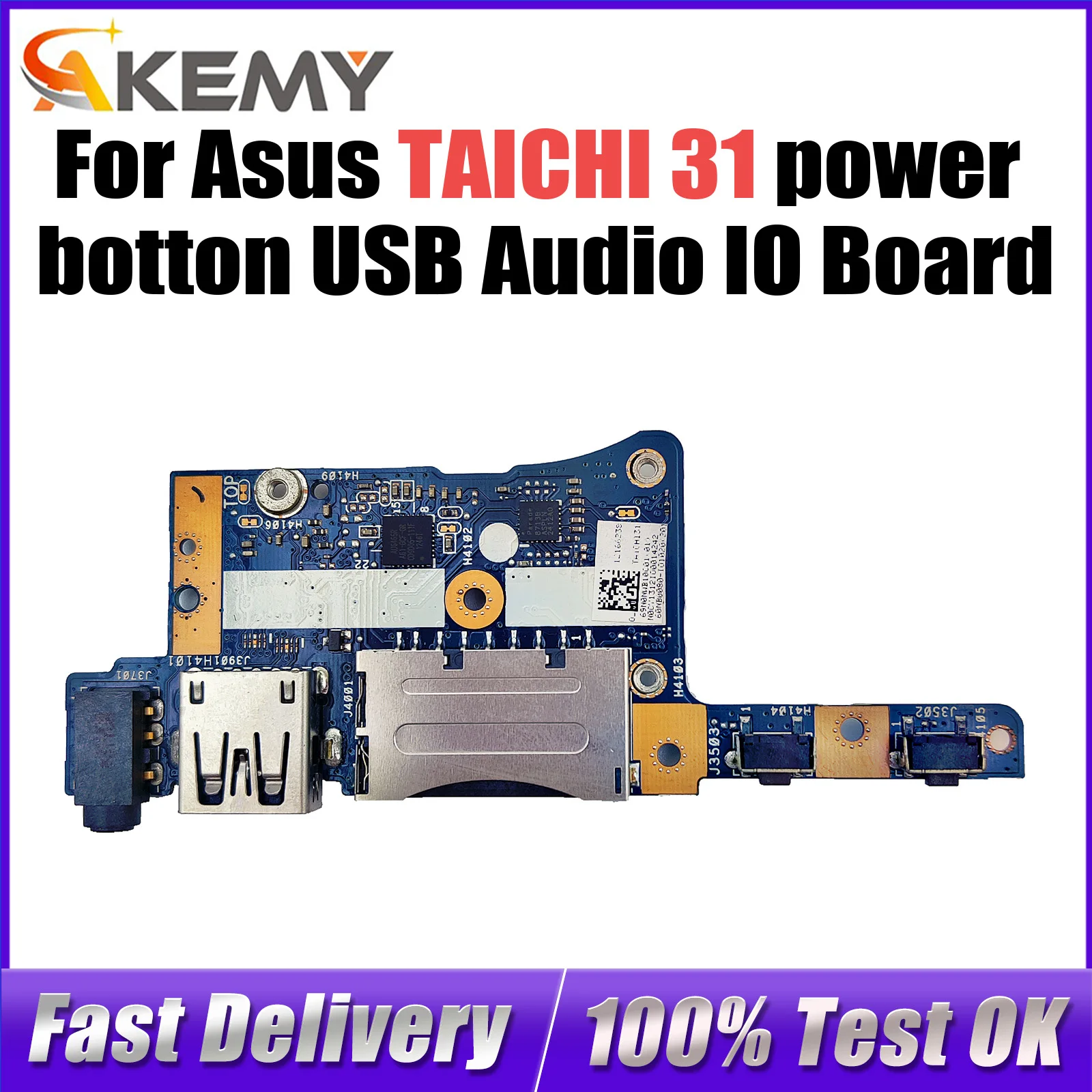 

TAICHI31_IO For ASUS TAICHI 31 switch power botton USB Audio IO Board 100% Tested Fast Ship