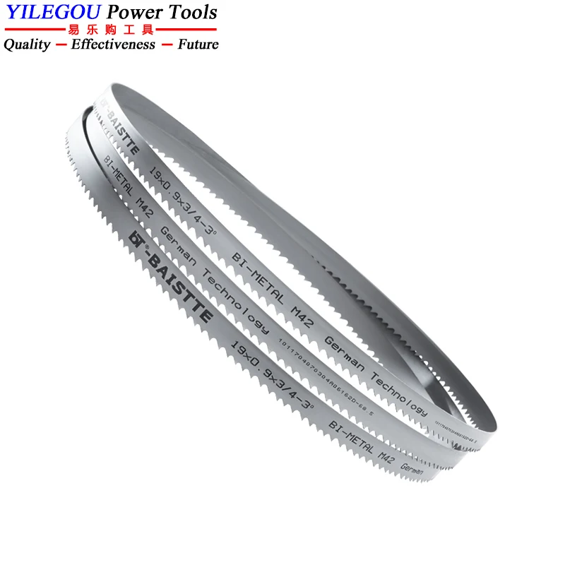 19mm 27mm M42 Bi-Metal Bandsaw Blade 1826 2560 2930 3150mm Band Saw Blades 2630mm Bimetal Band Saw Blade Cutting Stainless Steel