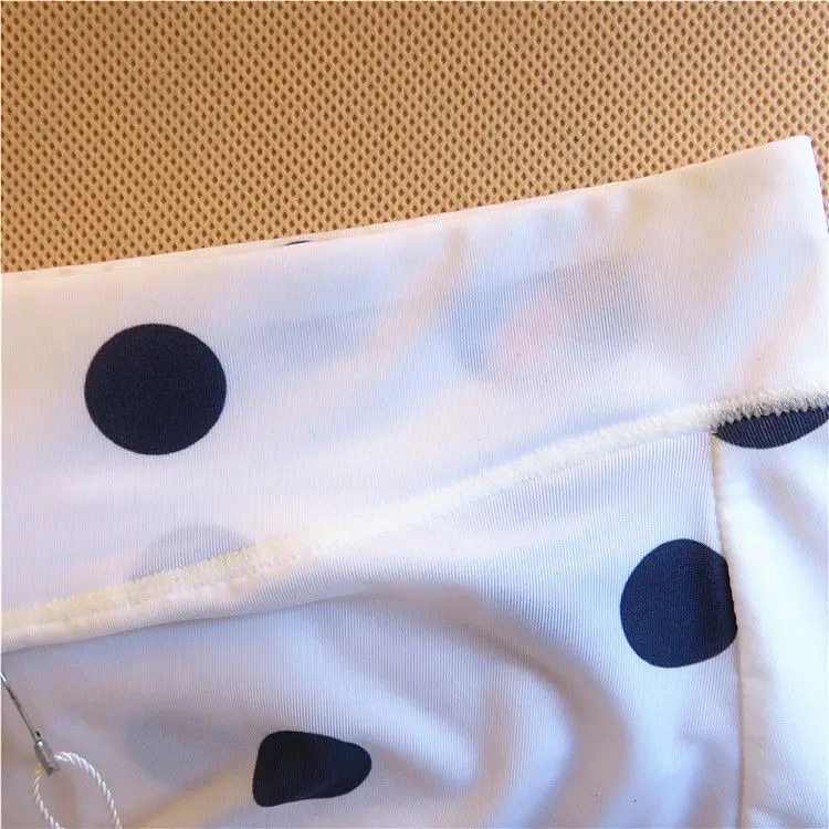 Polka Dot Pants Mid-rise Milk Ice Silk Shorts Breathable Girl Briefs Pure Cotton Bowknot Underwear Anti-bacterial Women Panties