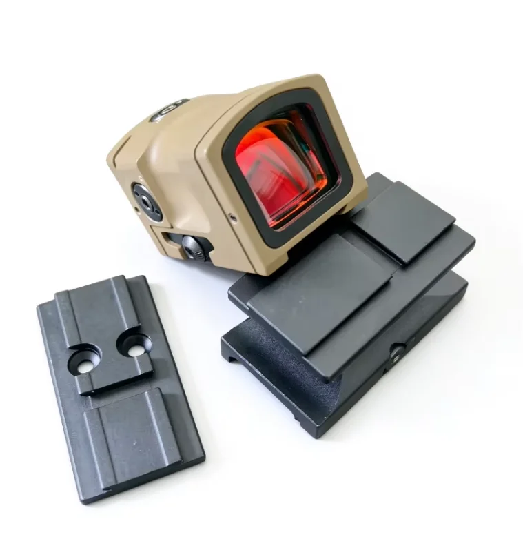 ACRO P2 Red Dot Sight All-Metal Glue Mount Version High Transparent Optic 3.5MOA Compact Reflex Sight Shockproof with Adapter