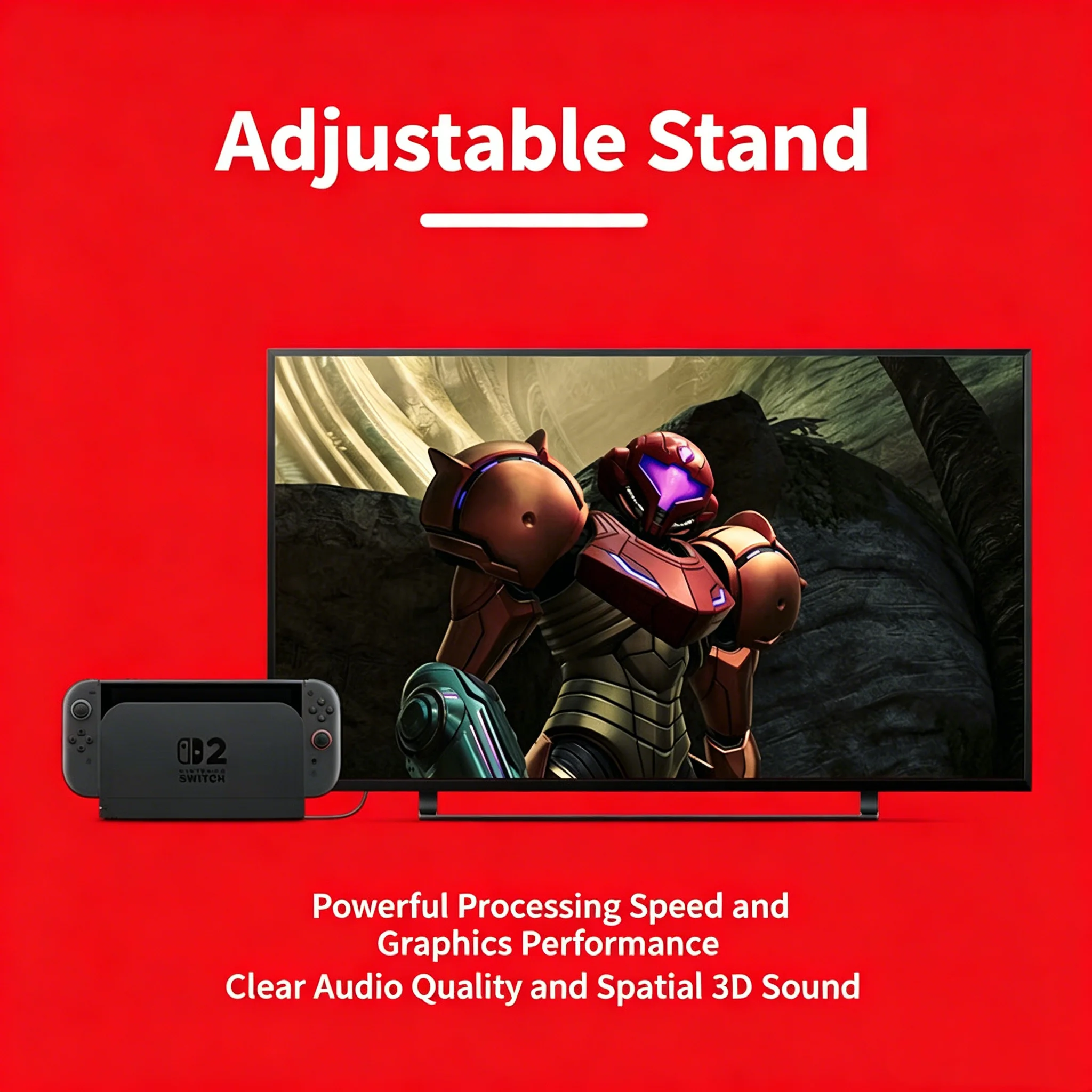 Consola de Juegos Original NS2 Nintendo Switch 2 | Pantalla de 7.9 Pulgadas, Controlador Joy-Con, Audio Mejorado y Diseño Ajustable, Nuevo Modelo 2026 6