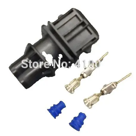 shhworldsea 2P 827551-3 828657-3 Car Fuel Injector Electric Socket 106462-1 AC Assembly Auto Waterproof Male Plug socket