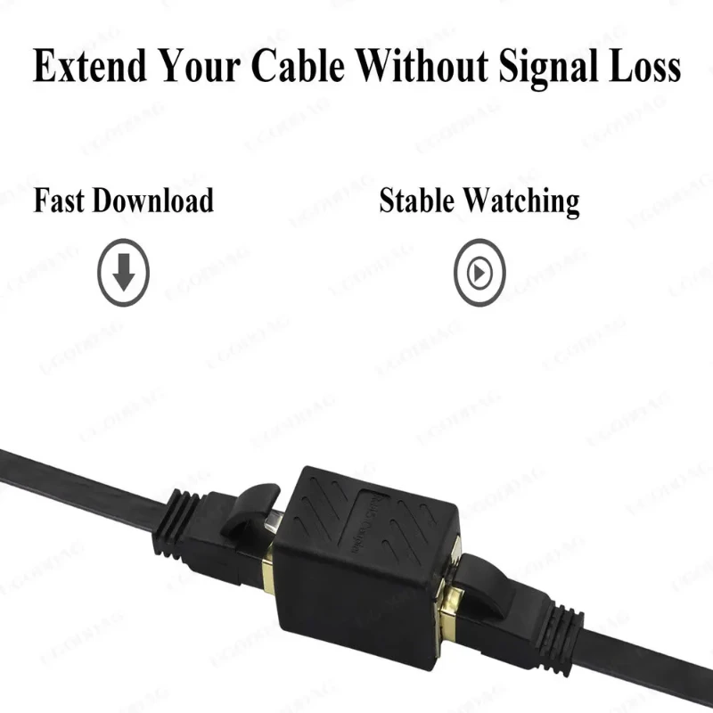 RJ45 Network Cable Coupler RJ45 Adapter Female to Female Ethernet Cable LAN Connector For Cat6 Cat5e in Line Ethernet Coupler