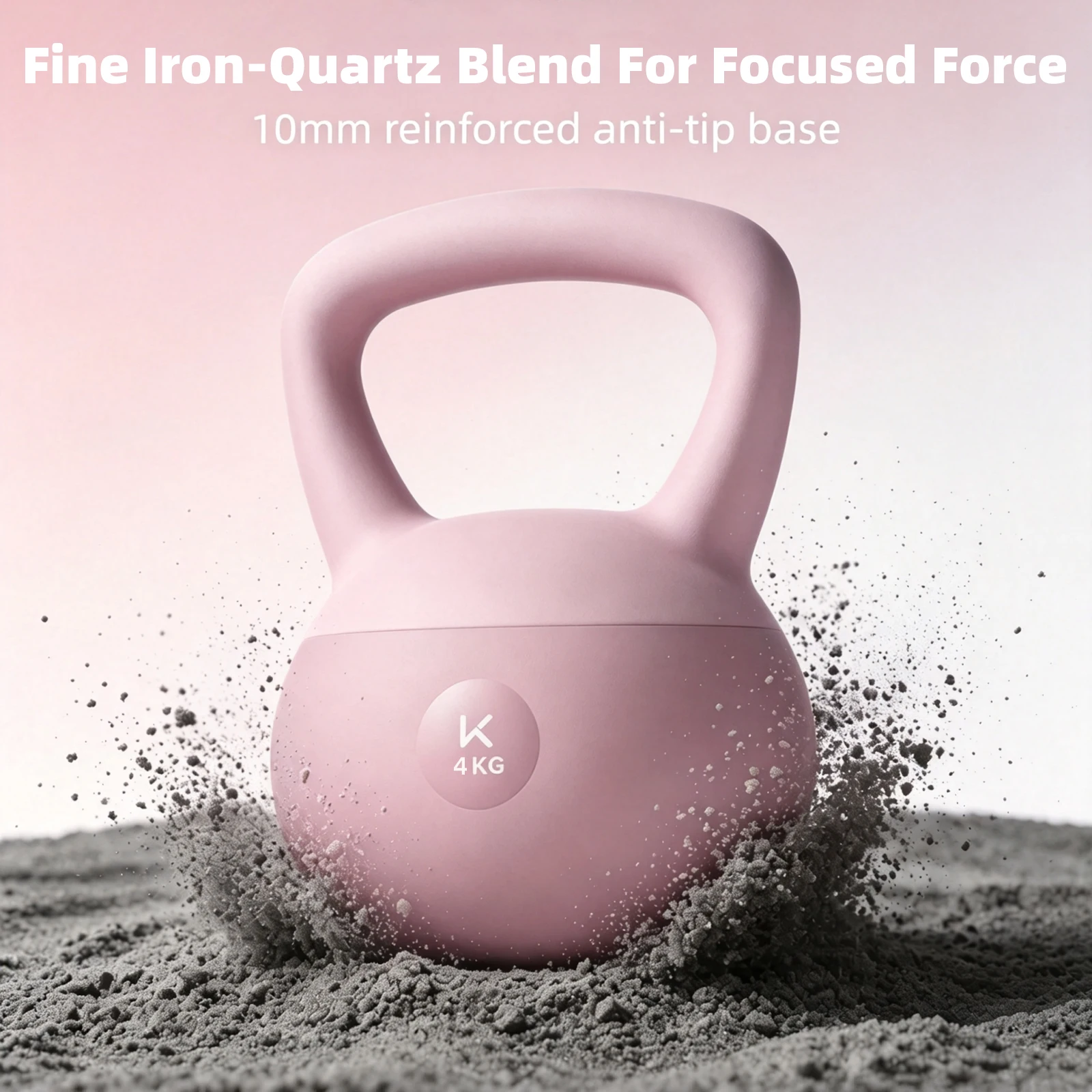 Kettlebell - KEEP Soft Kettlebell Non-Slip Grip Handle
