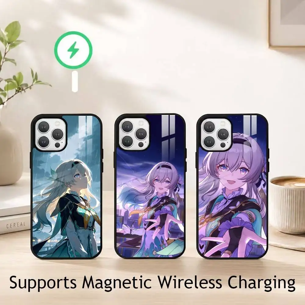 Honkai-I S-Star Rail Game gift Phone Case For iPhone18,17,16,15,14,13,12,11 Plus,Pro Compatible with magnetic wireless charging