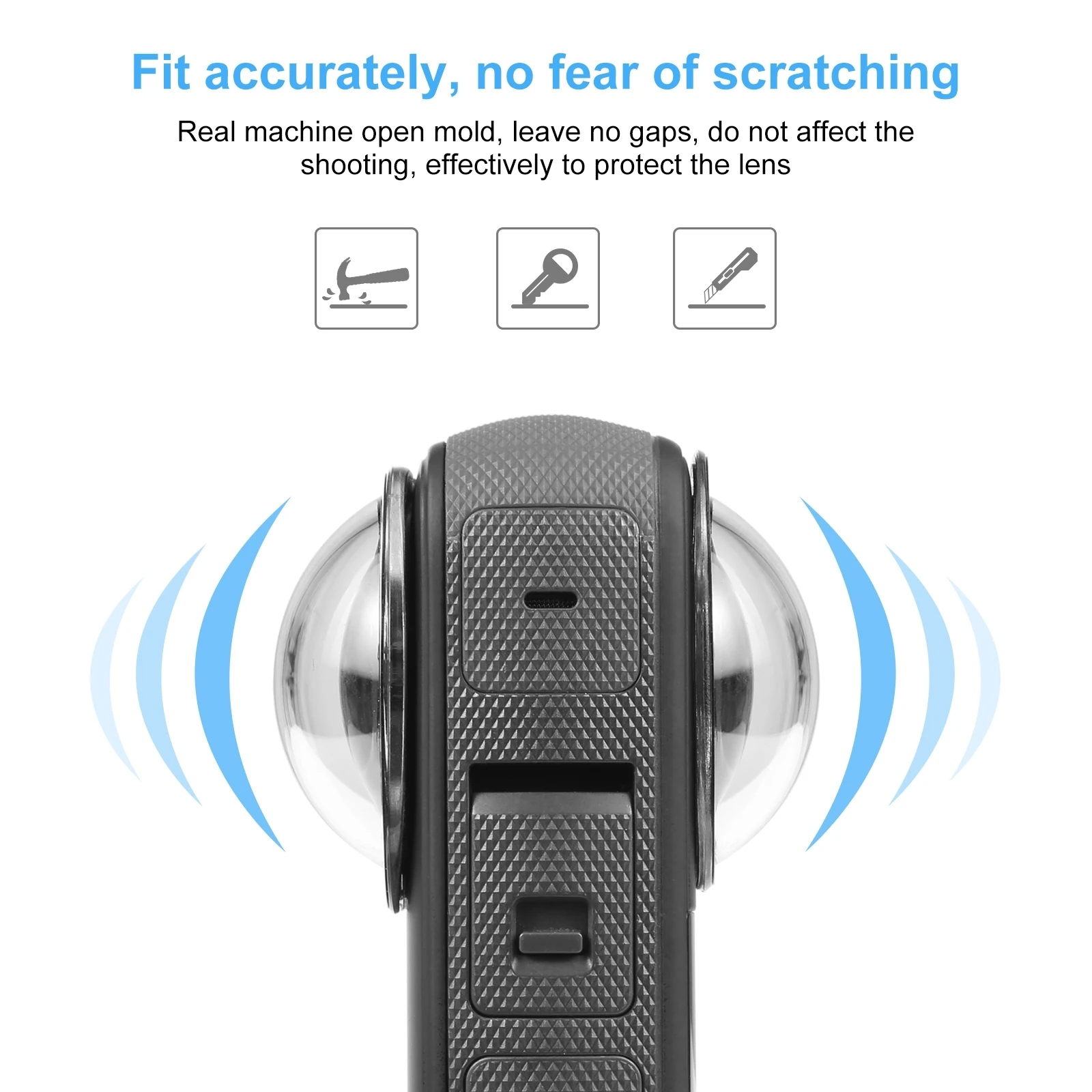 بولوز ل Insta360 X3 عدسة الحرس الزجاج البصري الغطاء الواقي ل Insta360 X3 بانورامية الحركة كاميرا الملحقات