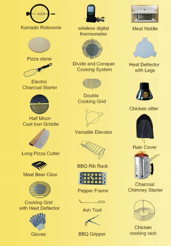 كامادو تصميم جديد كيمستون 21 بوصة كامادو شواية معلقة كلاي تندور فرن سيراميك شواية #6