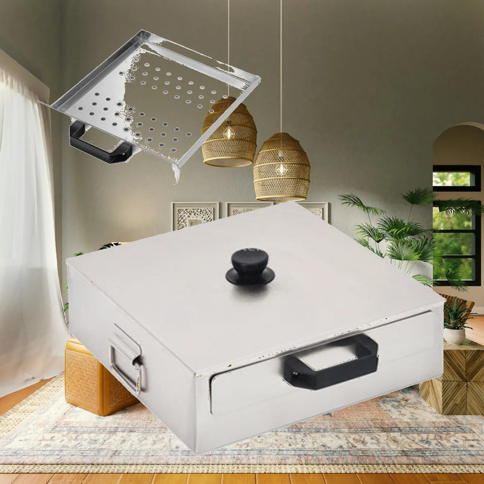 

Rice Roll Steamer Supplies Stainless Steel Multipurpose for Food Steaming Bun