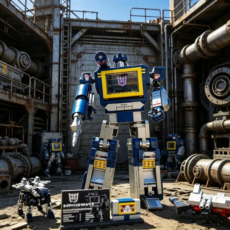 

Новый технический конструктор-робот синего цвета, совместимый с MOC, креативный набор для сборки меха из кирпичиков, игрушки для мальчиков, подарки, коллекционное издание