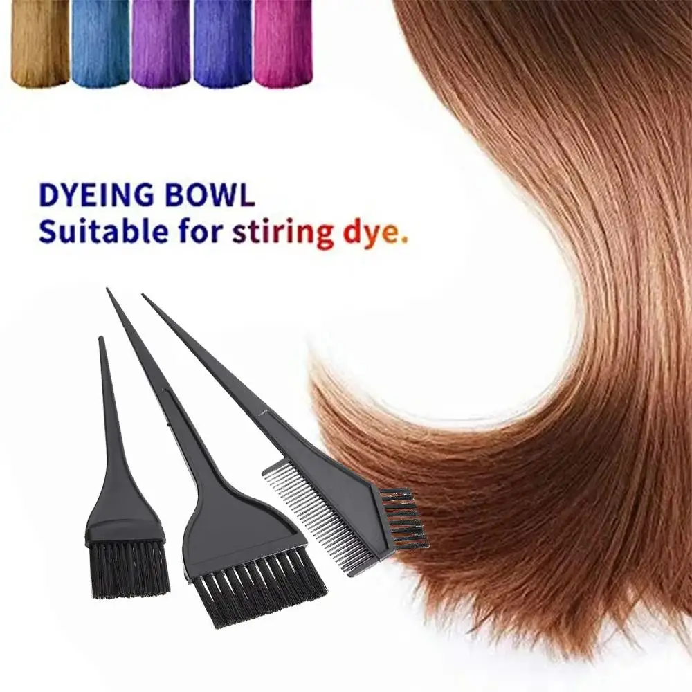 Hair Color Dye Bowl Comb Brushes Tool Kit Hair Dyeing Salon Hairdressing Styling Tint DIY Tool Brochas Para Tinte De Cabell C9U2