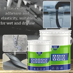 Enhanced polyurea slurry sealant material waterproof leak repair crack high pressure leak plugging king oil paint