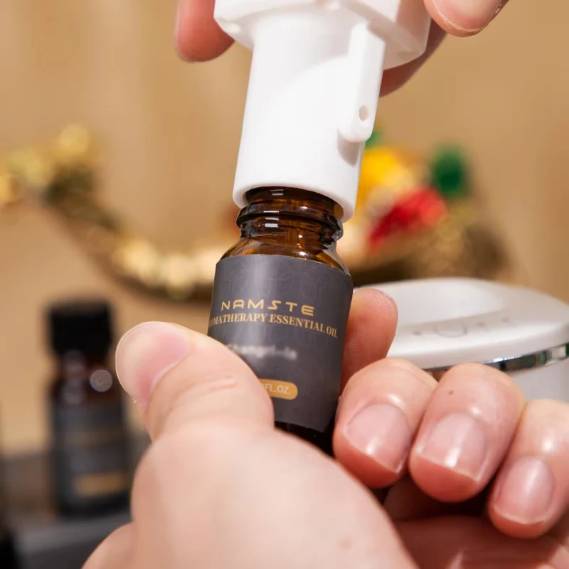 NAMSTE-humidificador de máquina de aromaterapia para coche, ambientador de coche de 10ML, aceites aromáticos de colección Premium de Hotel de lujo, paquete de 6