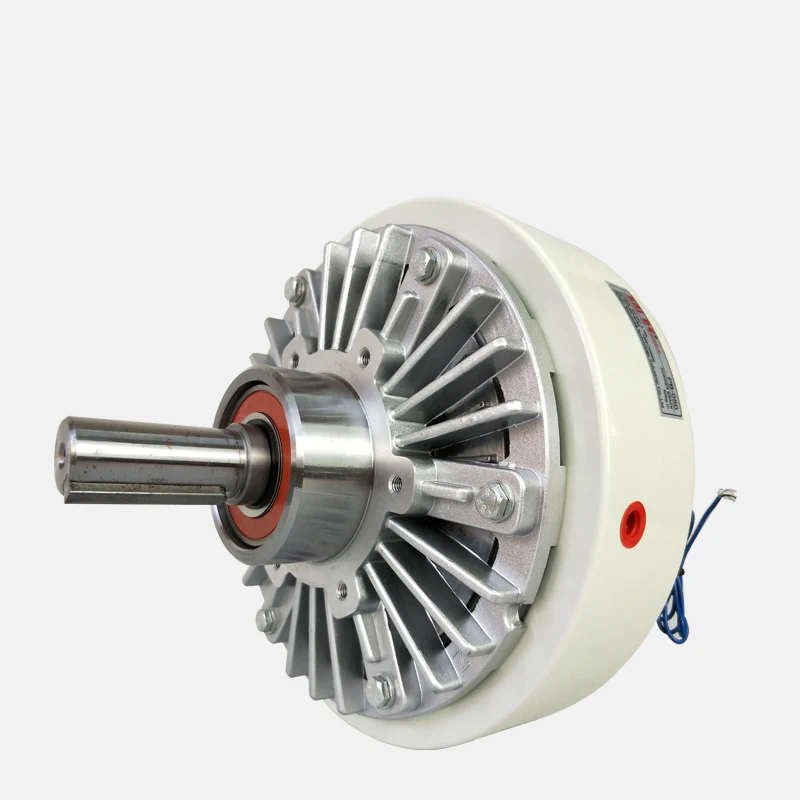 Freno de polvo magnético de un solo eje, controlador de tensión de 24V, eje inflable, 3-50n. M, 0,3-5,0 kg