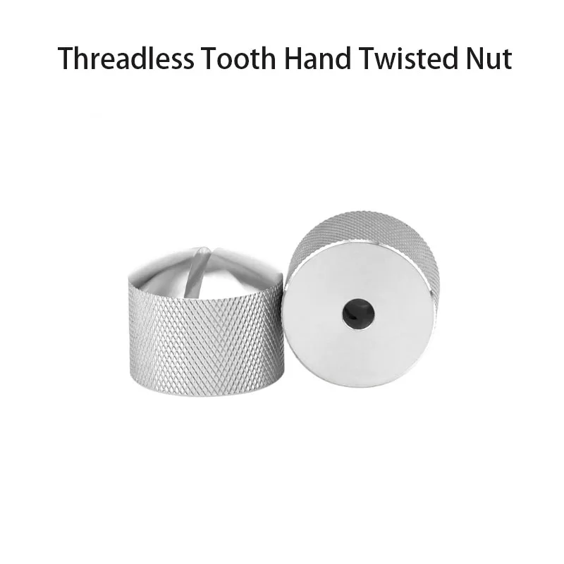 M6 Rolled Round Head Toothless Inner Hole Adjustment Shake Handle Twist Nut Mobile Board Room Handle