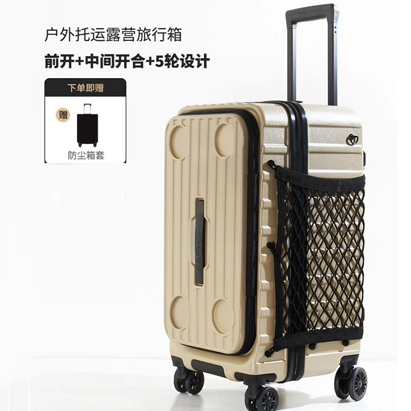 Large capacity outdoor camping trolley box Checked luggage 26 \