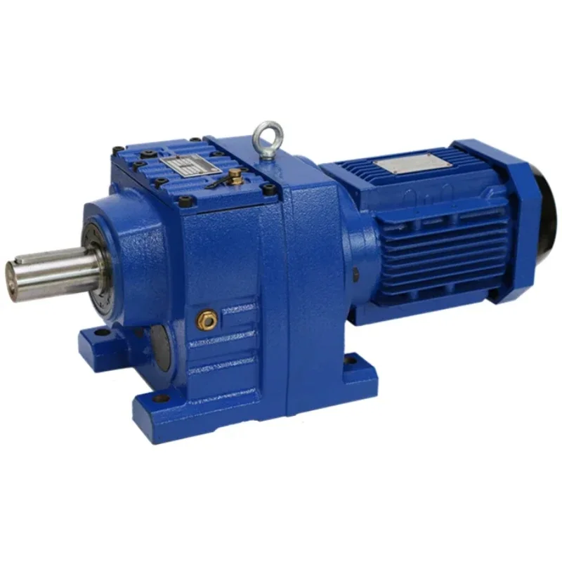 For R87 series helical abb geared motors gearbox reducer drive power transmission dual shaft gearbox 2 speed planetary