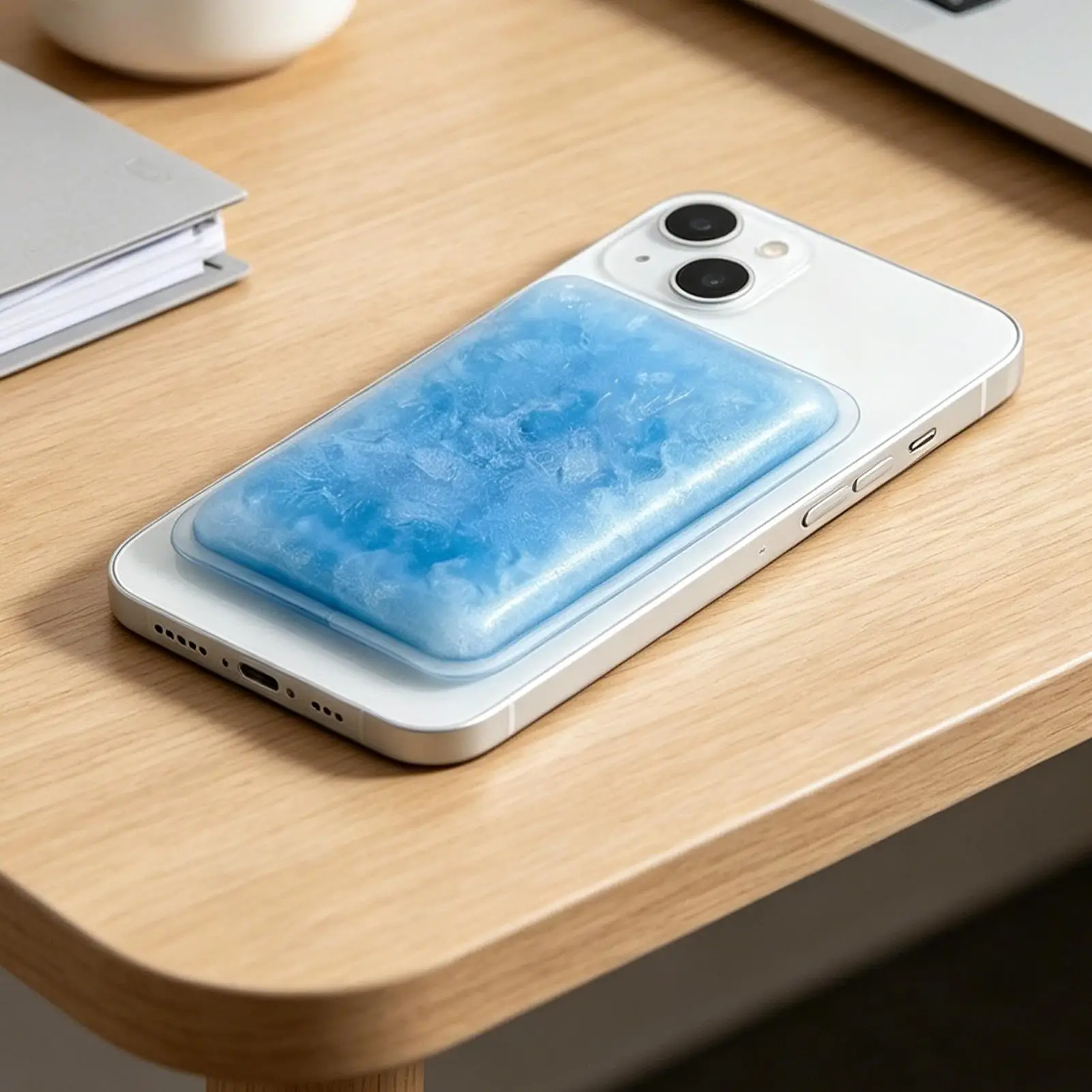 Reusable Phone Ice Pack Portable Long Lasting Cooling Cell Phone camera Back Ice Pack For Summer Outdoor Vlog Travel Camping