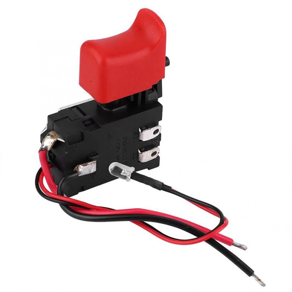 สวิตช์ทริกเกอร์ Bor listrik 7.2V-24V DC แบบปรับได้สีดำ