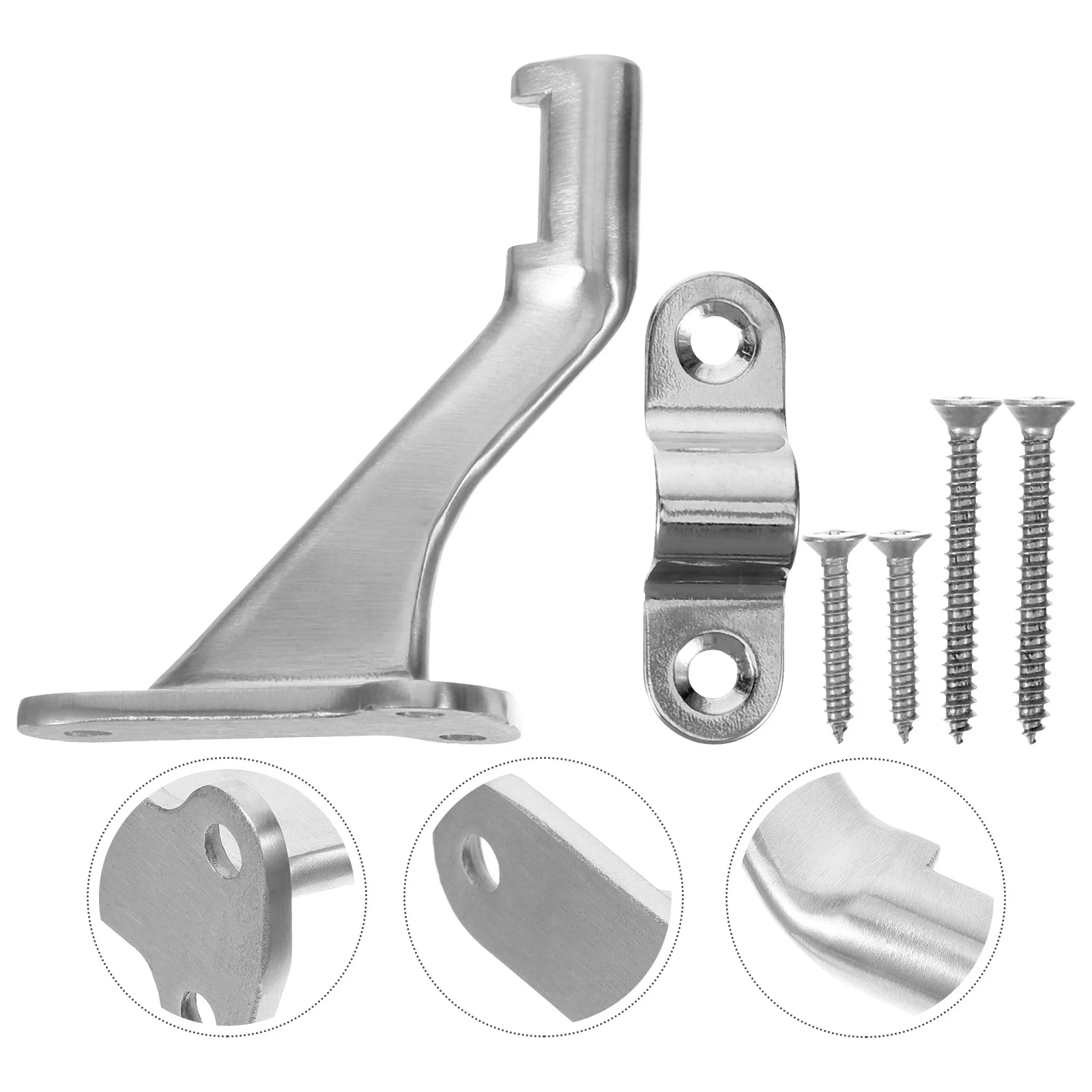 

Staircase Handrail Bracket Mounts outside Railings Brackets for Stairs Staircases Indoor Handrails Metal Stainless Steel