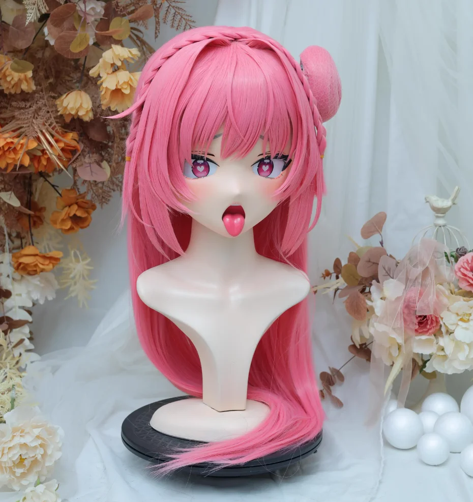 (NFD-14-19) تخصيص كامل الرأس مع قفل كروسدريس دمية أنثى/فتاة انمي ياباني شخصية كرتونية كيغ تأثيري قناع كيجورومي