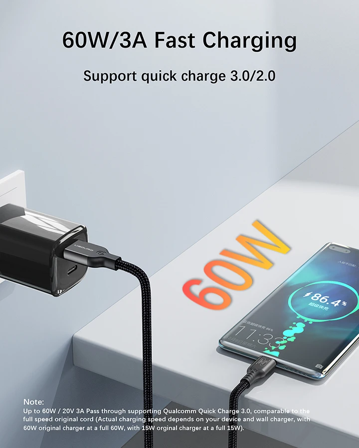 Cavo USB 3.1 Tipo C A A Kablenation | 3Ft 10Gbps 3A | Sincronizzazione E Ricarica Veloce