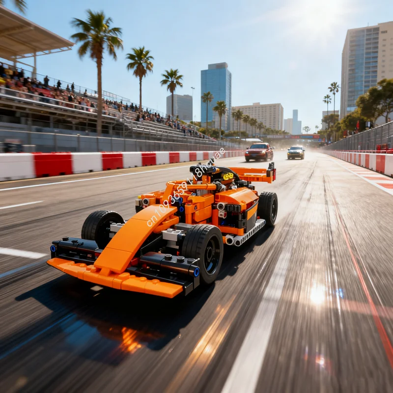 

579pcs MOC Formula Racer Technical D Model Building blocks toy Architecture Assemble DIY Christmas gifts Education Brick Kids