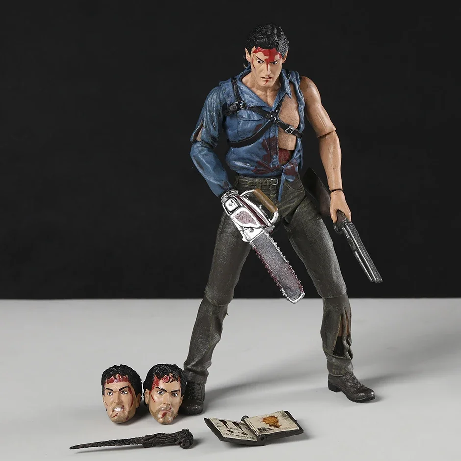 NECA Evil Dead 2 Ultimate Hero Ash Collectible Action Figure Model Doll Toy Figurals Brinquedos