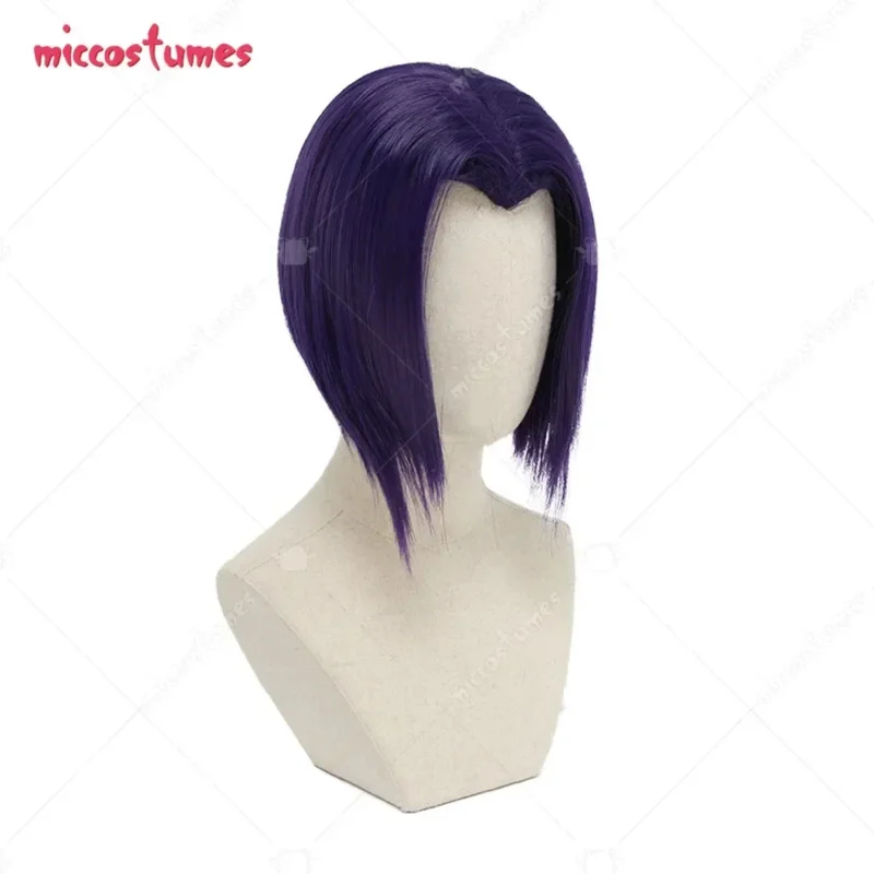 

CyMiccostumes Фиолетовый Ворон Косплей Парик Парик Хэллоуина Фиолетовый Прямой Боб Парики Стилизованные Волосы