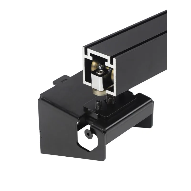 Master bedroom push back bus door slide rail, clothing and hat bathroom flat door invisible door double buffer track hardware