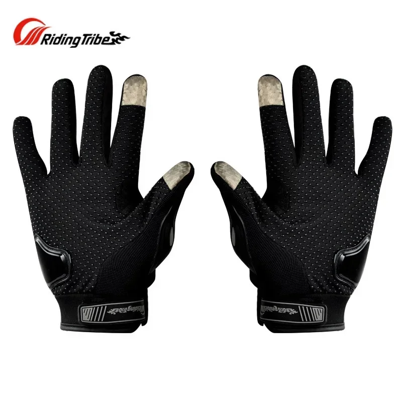 Gants de moto tout-terrain anti-coup, gants d'équitation, cyclisme en plein air, course, doigt complet, articles de moto, été