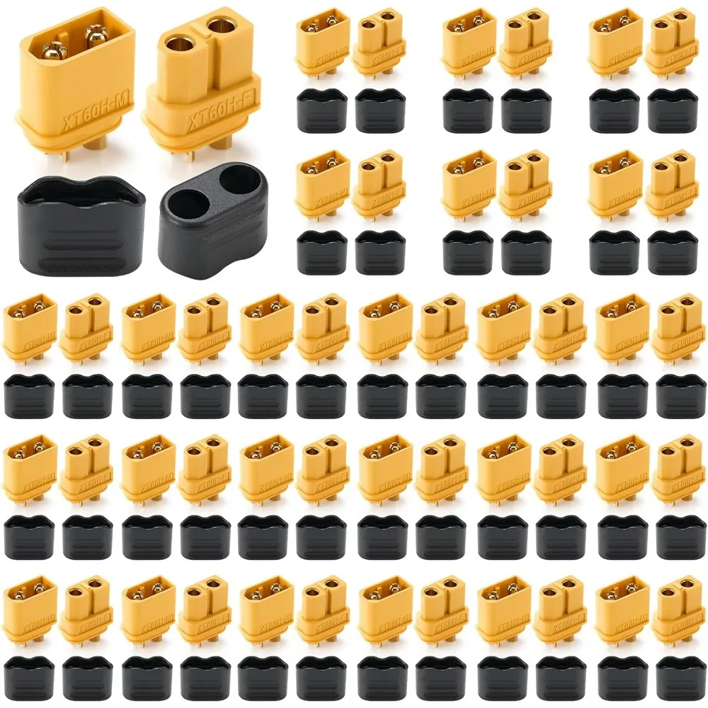 

24 Pair LiPo Battery XT60 Style Male Female Bullet Connector Plugs for RC Parts