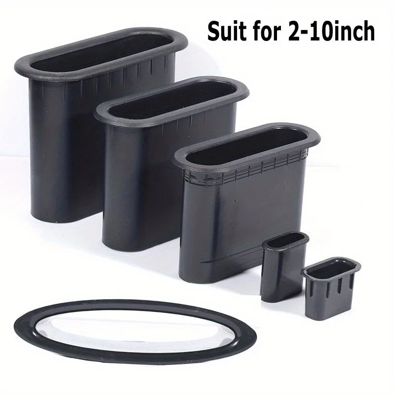 Speaker Port Tube Bass Reflex Inverting Woofer Sub Woofer ABS Oval Inverter Hole Vent