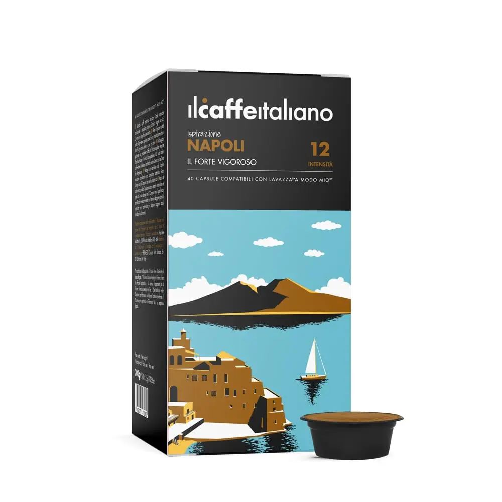 120 Koffie Capsules Naples-Intensiteit 12-Italiaanse Koffie-Mio Compatibele Capsules ®