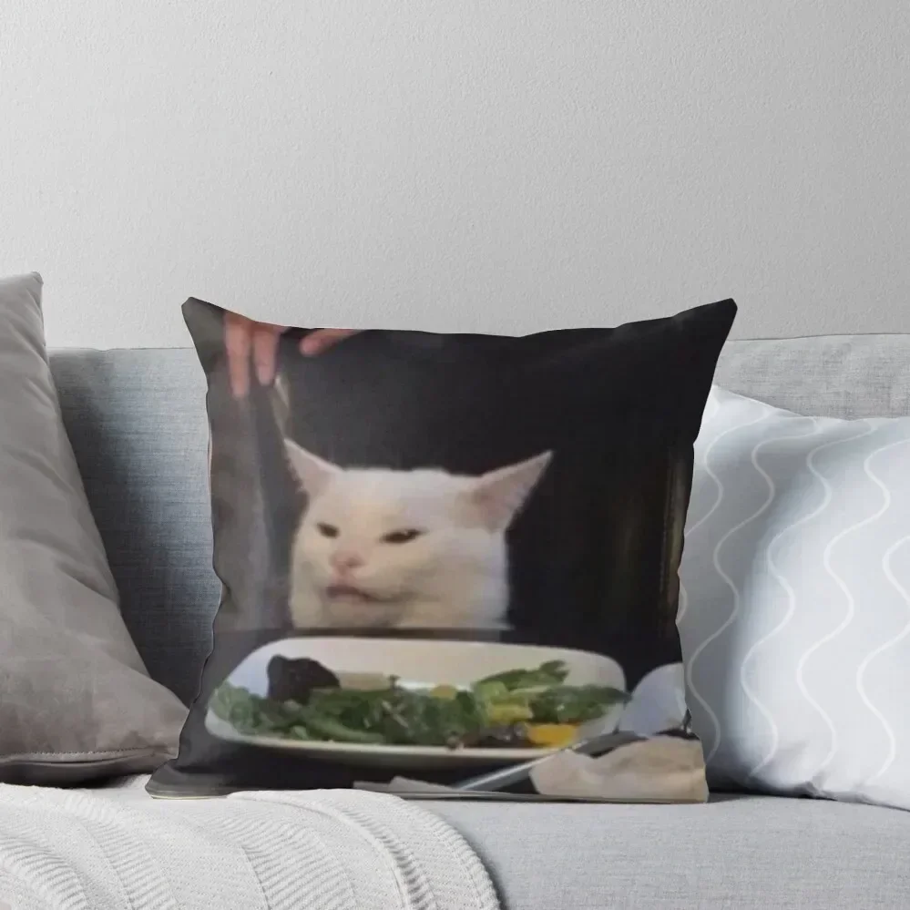 

Smudge the Cat Mask (and more) Throw Pillow Decorative Cushions For Luxury Sofa Elastic Cover For Sofa Custom Cushion pillow