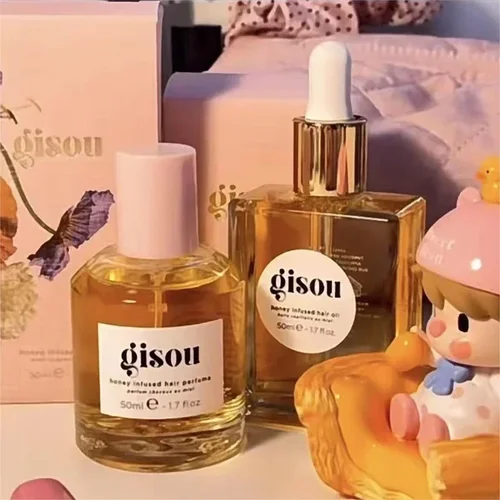 Imagen 2 del producto Gisou sandía fresa esencia aceite de labios lápiz labial hidratante de larga duración Reduce las líneas de los labios brillo líquido maquillaje cuidado de los labios