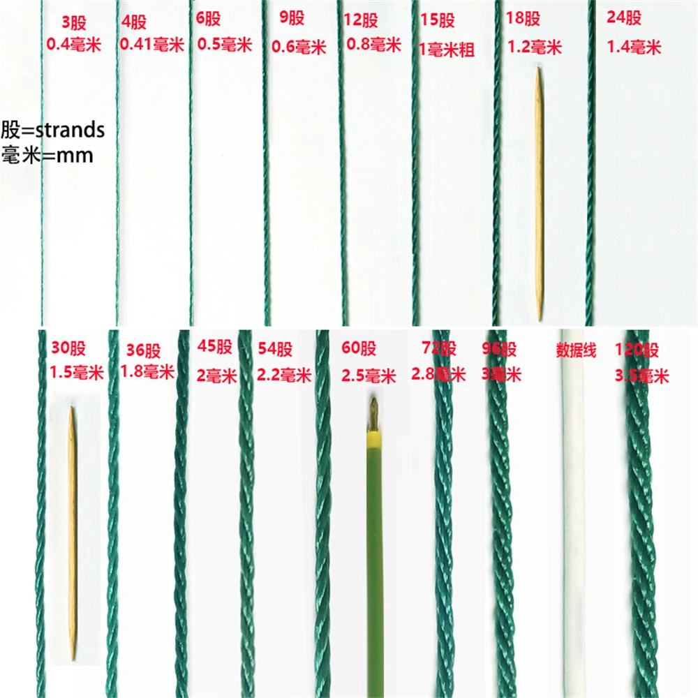 Factory Wholesale Fishing Rope Line Repair Braided Thread Fishnet Net Netting Fish Wrapping Fisheries Fishing Net Material Pesca