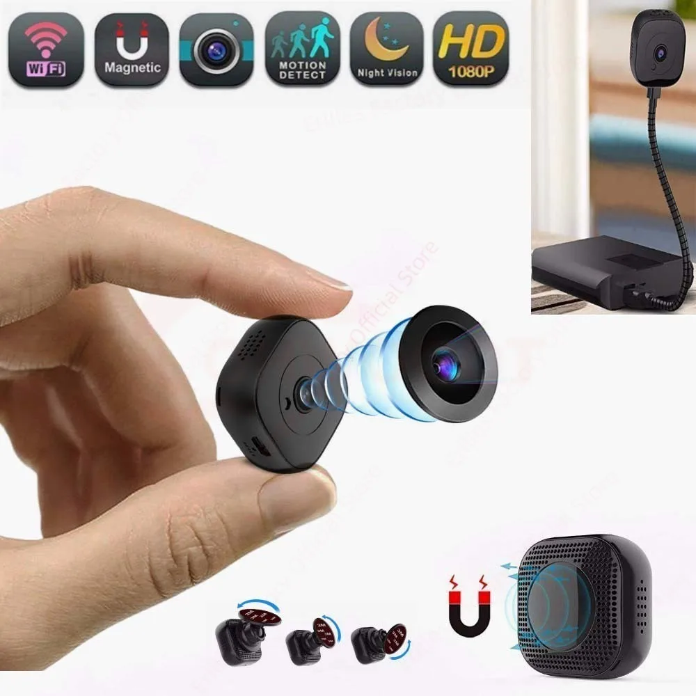 Small Surveillance Camera Wifi 1080P HD Smart Home Micro Camcorders IR Night Vision Motion Detection Remote Monitor IP Cam Espia