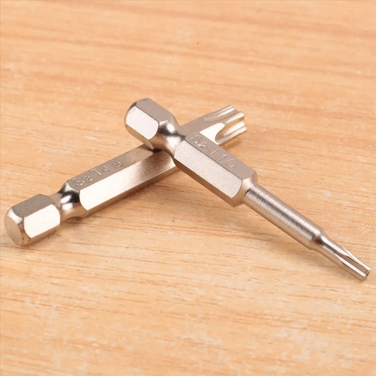 DT38 7Pcs Set Star Bit Screwdriver Drill Bits Driver Magnetic 1/4Inch Hex Shank Hand Tools Five-Pointed Star Bore Hole