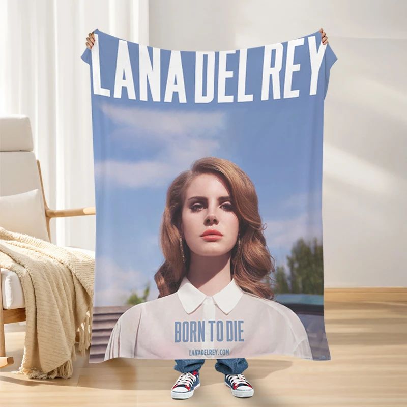 

Custom Flannel Blanket Sofa Winter Warm Lana Del Rey King Size Microfiber Bedding Bed Fleece Nap Adults Fluffy Soft Blankets