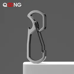 Durable Stainless Steel Mountaineering Clasp Quick Hanging Key Chain Bottle Opener Multifunctional Waist Hook Keychain Y110