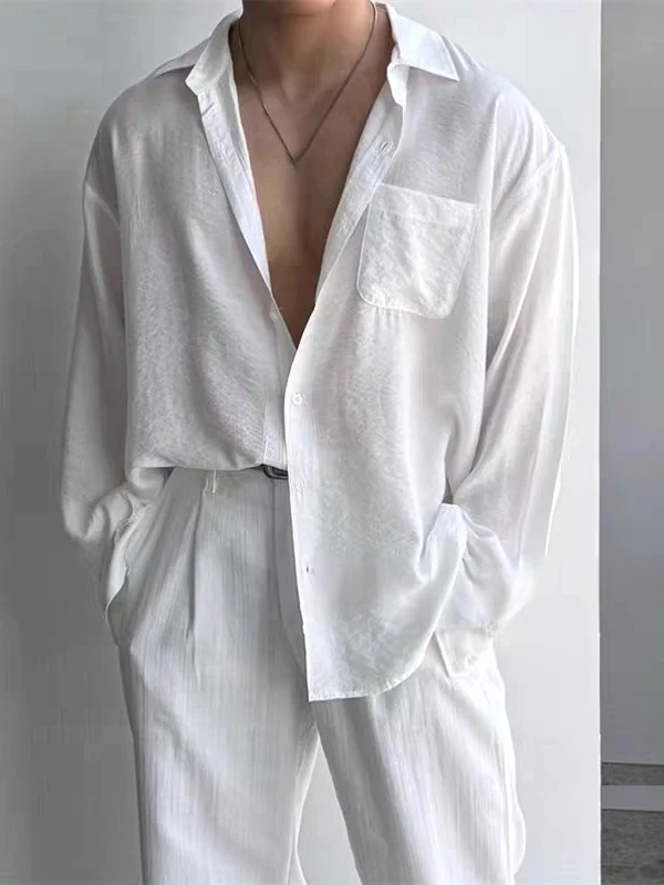 

Мужской тонкий хлопковый льняной кардиган American Sle, свободный длинный све, дышащий солнцезащитный открытый кардиган, повседневная рабочая одежда irt...