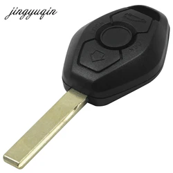 jingyuqin 3 Button Car Remote Key Case Shell For BMW X3 X5 Z3 Z4 1/3/5/7 Series Unut Hu92 Blade