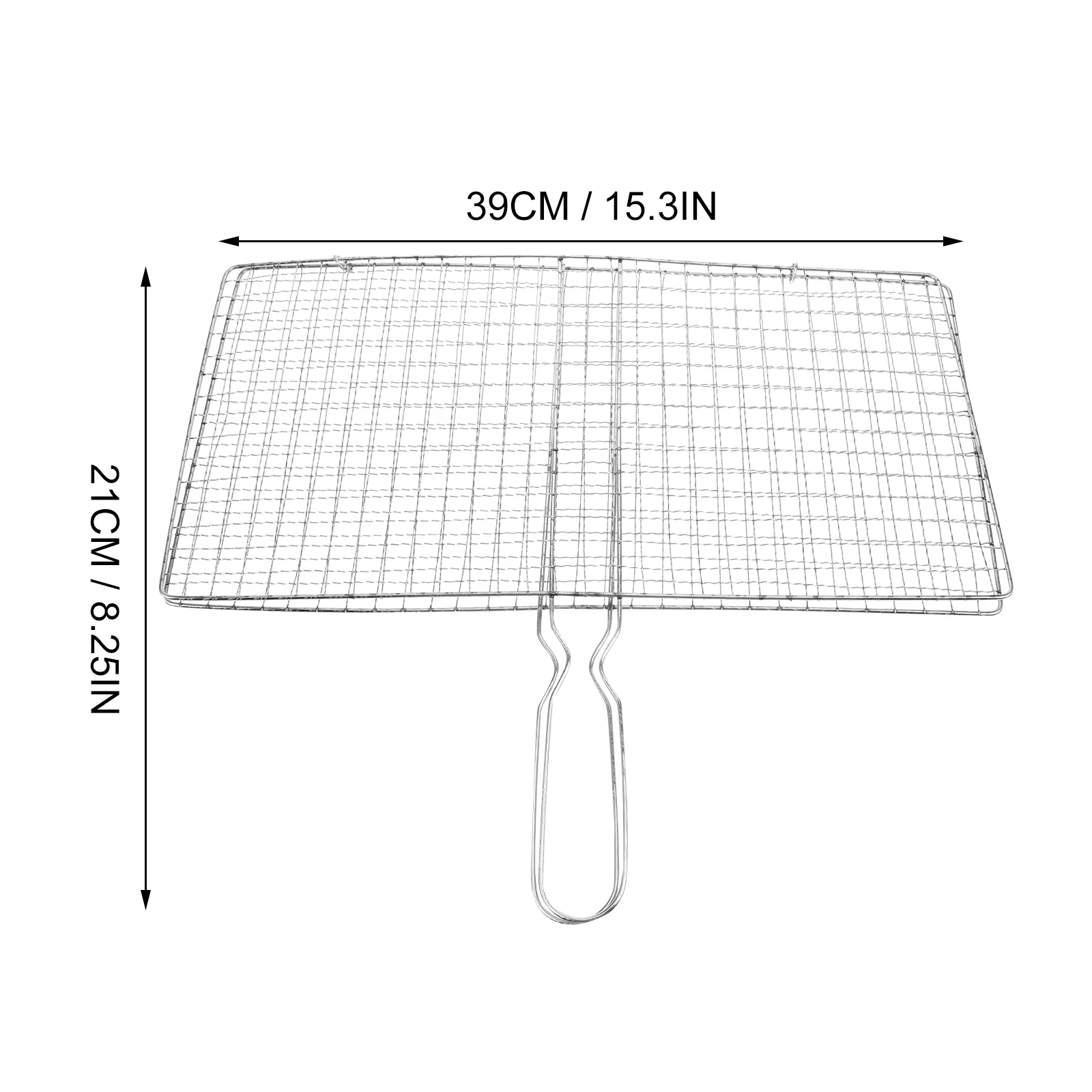 

Stainless Steel Fish Grill Basket BBQ Net Vegetable Grill Mesh Rack Metal Grilling Accessories Camping Outdoor Picnic