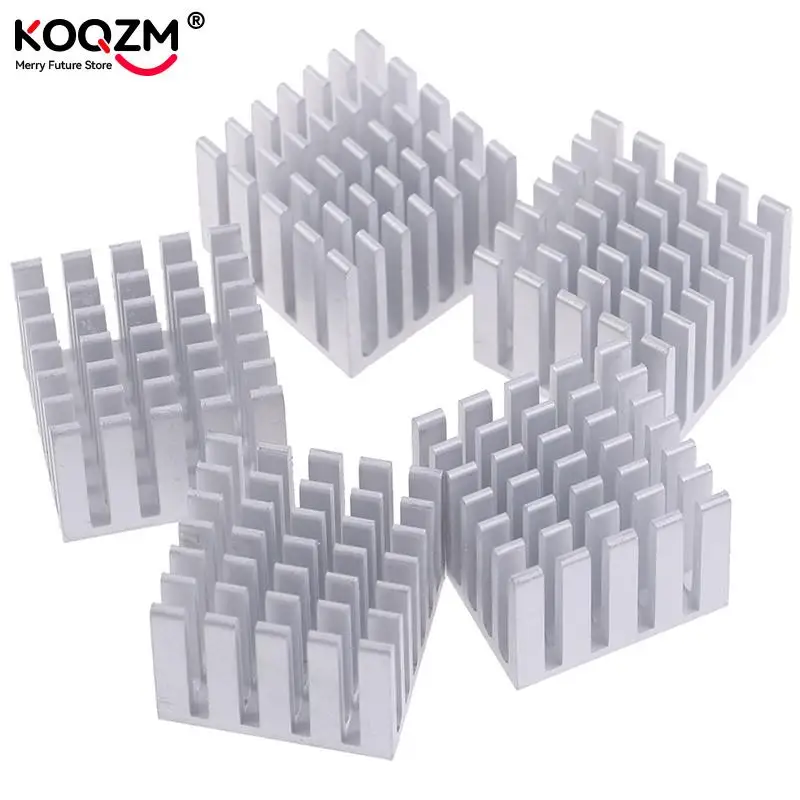 5Pcs 20x20x15/10mm Cooling Accessories DIY Heatsink CPU GPU Chip Aluminum Heatsink