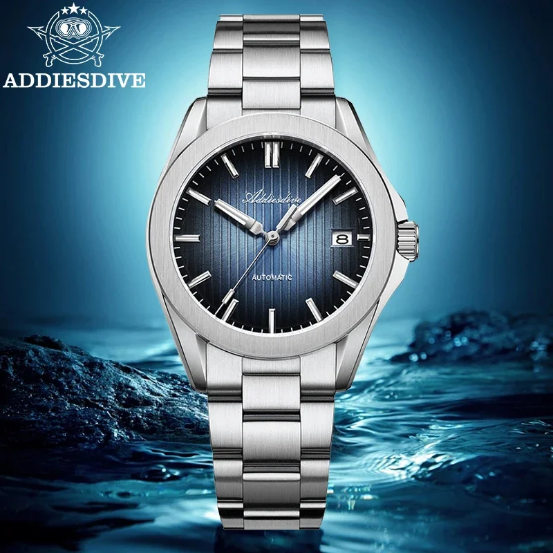 

2025 ADDIESDIVE Watch New Men's Automatic Watch NH35 Mechanical Sapphire Glass Night Light Waterproof 200m Diving AD2080