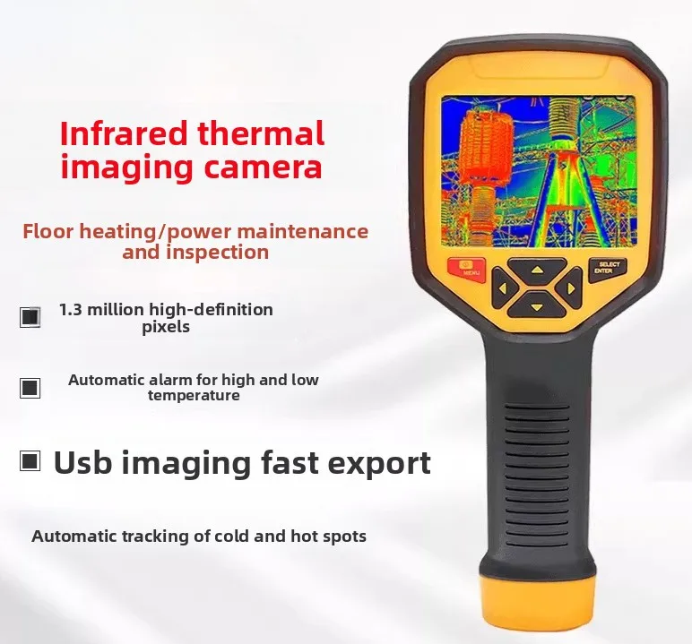 

Thermal Imaging Thermometer Infrared Handheld Night Vision Thermal Imager Industrial Precision High Floor Heating Detector