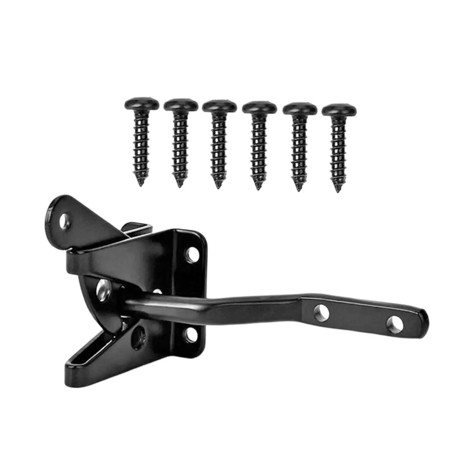 Fence Gate Latch Self Locking Door Locks for Outdoor Vinyl Fences Barn Doors