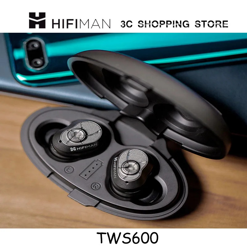 Hifiman TWS600 True Wireless Bluetooth 5.0 Headset Sports Hifi Noise Reduction Earphone With IPX4 Waterproof bluetooth earbuds