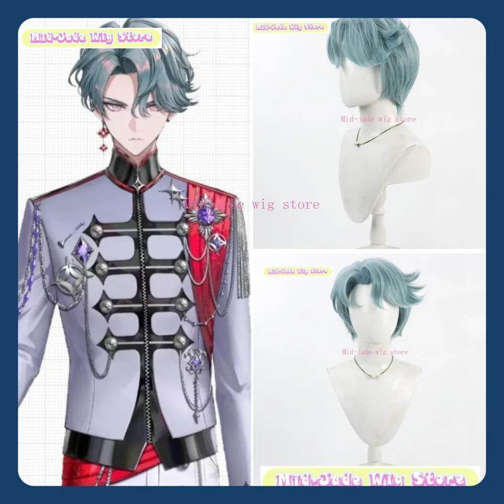 

Mid-jade Wig Store Nijisanji Frederica Bernkastel Cosplay Wig Anime Game Role-playing Halloween Party Synthetic Wig